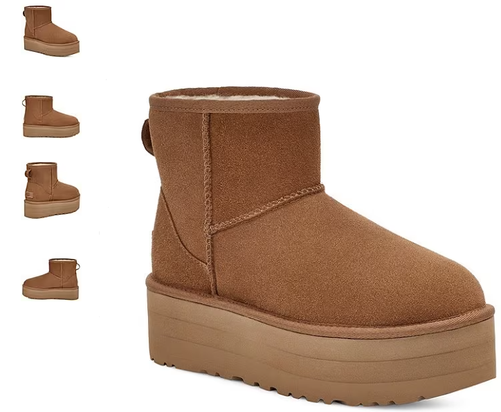 UGG Classic Mini Platform Chestnut Boot Bootie Women's US sizes 5-12/NEW!!!