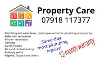Property Maintenance Service - Plumbing repairs, electric repairs,carpentry repairs,property repairs