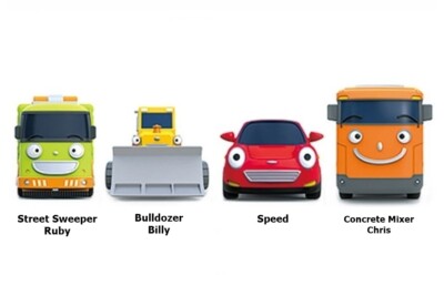 TAYO the Little Bus Car Toy for Kids Special Friends Sets Collection (Mini Size)