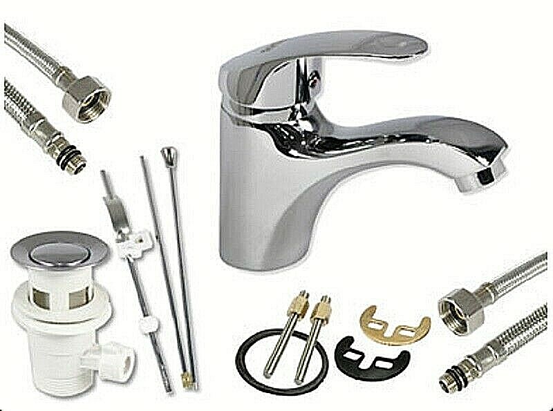 Rubinetto Miscelatore per Lavabo Monoleva Monocomando Modello Napoli 52328A eas 1