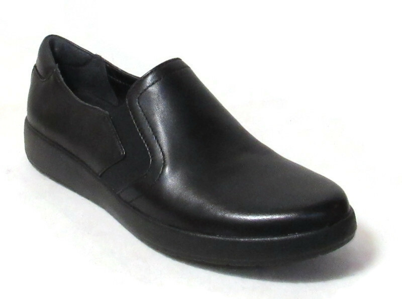 

Черные легкие женские туфли без шнуровки ROCKPORT DEVONA DOUBLE GORE #CH0469, Черный, ROCKPORT DEVONA DOUBLE GORE