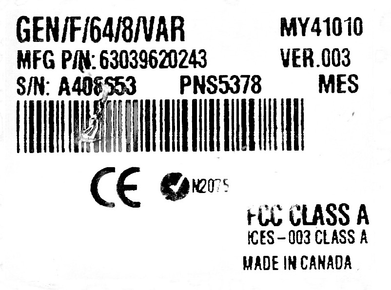 Matrox Genesis VAR Grabber GEN/F/64/8/VAR 570-06 63039620243 Support + Warranty - Picture 7 of 8