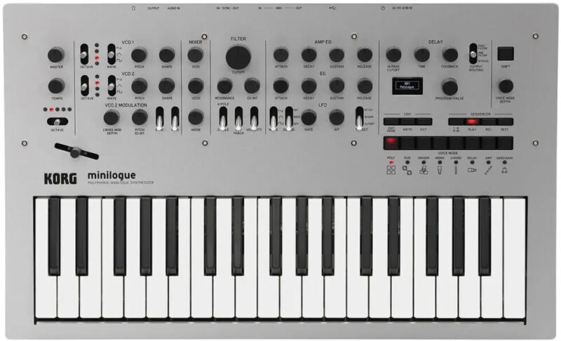 Korg Minilogue 4-voice Analog Polyphonic Synthesizer Keyboard New  //armens//