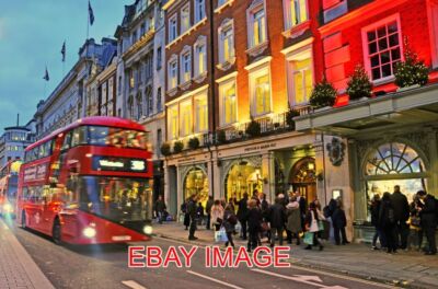 PHOTO  PICCADILLY WITH FORTNUM & MASON AND A 38 BUS.