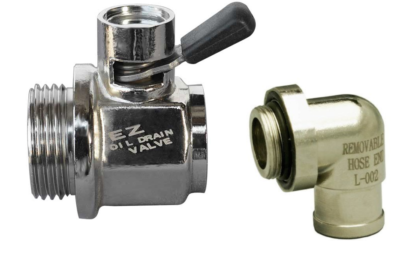 EZ Drain Oil Drain Valve and Barb EZ211 For Cummins ISX Engines 27mm-2.0 Thread