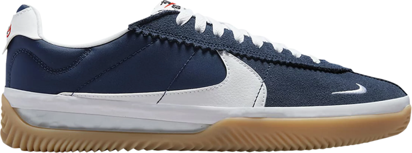 

Nike SB BRSB Темно-синяя резинка Белые кроссовки для скейтбординга Обувь DH9227-401 Мужские 13, Синий, Nike SB