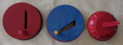 Lot of 3 Vintage Metal Toys