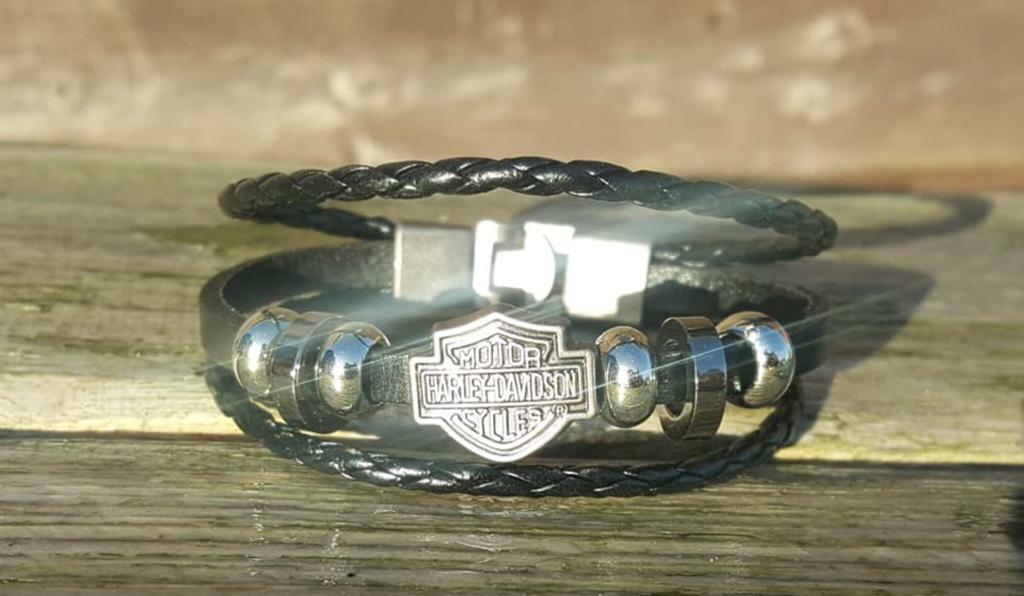 Harley Davidson Genuine Leather Bracelet in Glenrothes, Fife Gumtree