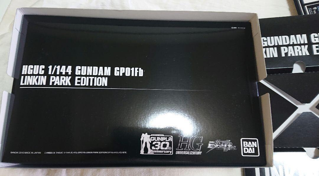BANDAI - 新品未開封]GUNPLA 30th EDITION LINKIN PARKコラボ Linkin Park A Thousand Suns Gundam GP01Fb Gunpla Model Kit