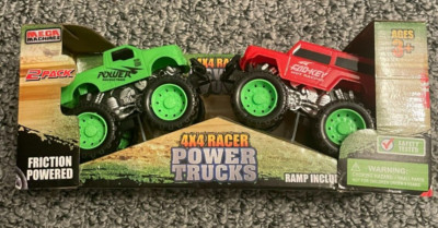 4X4 RACER POWER TRUCKS BY MEGA MACHINE PlASTIC RACER 4X4 NEW