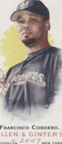 2007 Topps Allen & Ginter's - Francisco Cordero #194