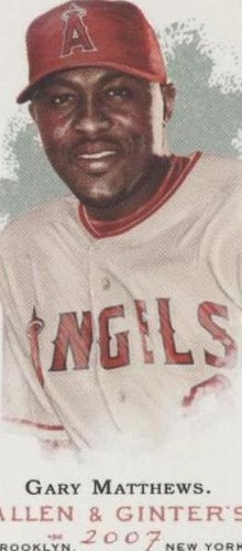 2007 Topps Allen & Ginter's - Gary Matthews Jr. #48