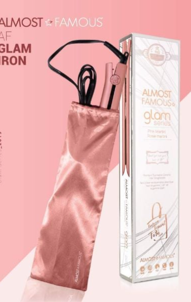 Almost Famous Glam Series Flats Tourmaline & Ceramic Hair Straightener Flat Iron