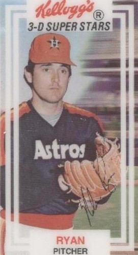 1983 Kellogg's 3-D Super Stars - Nolan Ryan #31