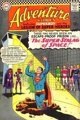 Adventure Comics #344 VG 1966 Stock Image Low Grade