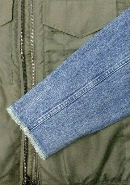 Pre-owned Levi's Made & Crafted Spliced Bomber Trucker Jacket Men's Large Rt$498 B12 In Multicolor