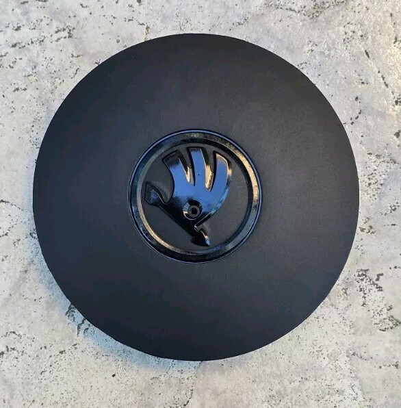 1x Original Škoda Citigo Radkappe mit Logo, Teilenummer: 1ST 601 169 A 9B9 NEU - Picture 1 of 2