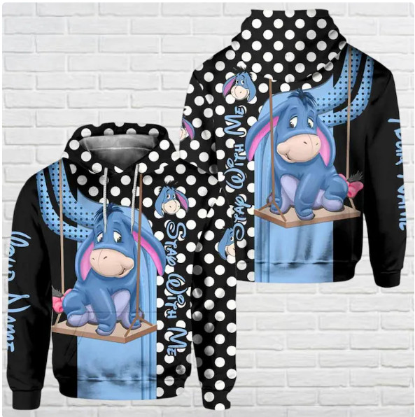 Custom Eeyore 3D HOODIE HALLOWEEN GIFT CHRISTMAS GIFT BEST PRICE OVER PRINT