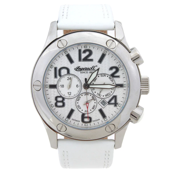 Pre-owned Ingersoll Rand Ingersoll 1892 // Abeline In7304 Wh White Dial Men's Watch- Limited Edition