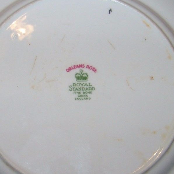Vintage Beautiful ROYAL STANDARD 'Orleans Rose Cake Dessert Plate    7- 3/4