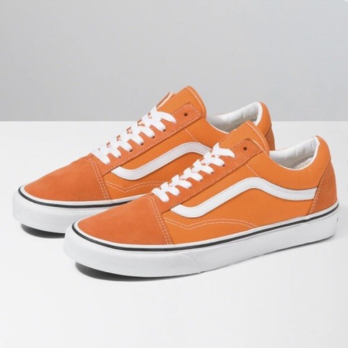 Vans Мужские кроссовки Old Skool Orange Tiger & White для скейтбордингаVN0A5KRFAVM