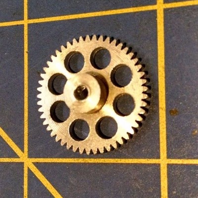 Mid America Extra Light 64 pitch 49 tooth 3/32 Spur Gears 1/24 slot Naperville