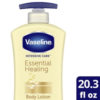 Vaseline Intensive Care Essential Healing Body Lotion Moisturize Dry Skin 20.3Oz