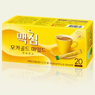 Korean Coffee Mix Mocha Gold Mild 20Pcs 커피믹스 