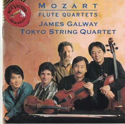 CD SEALED Mozart-James Galway, Tokyo String Quartet - Flute Quartet-case crack