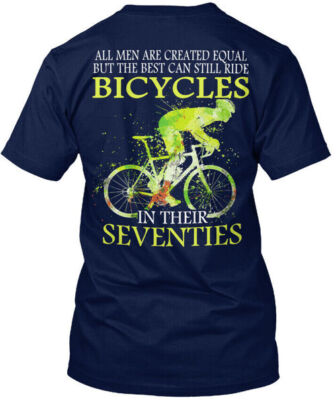 Equal Cycling Seventies Man 6 T-Shirt Made in the USA Size S to 5XL