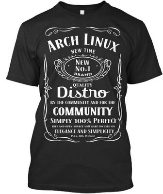 Arch Linux N1 Brand Premium T-Shirt Made in the USA Size S to 5XL