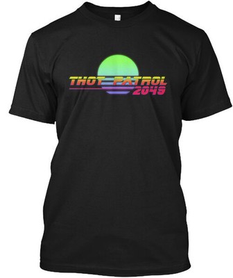 Thot Patrol Blade Runner Neon T-Shirt Made in the USA Size S to 5XL