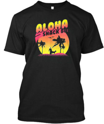 Custom-made Aloha Snack Bar T-shirt Made In The USA Size S To 5XL Crew Neck