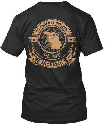 Flint T-shirt Made In The USA Size S To 5XL
