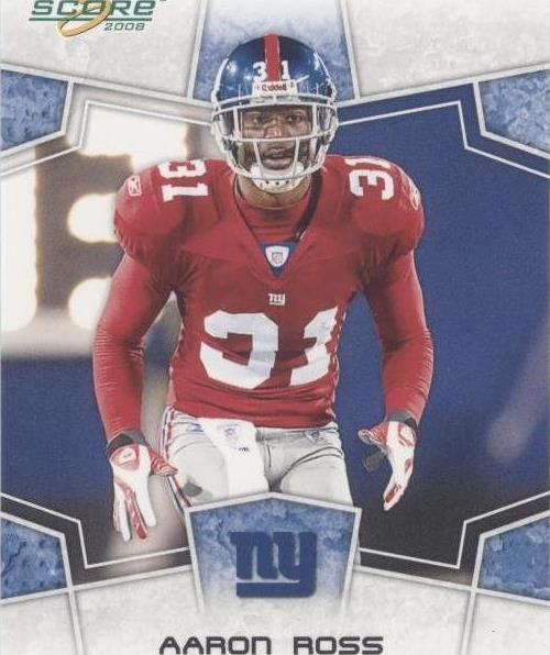 2008 Score Aaron Ross #212