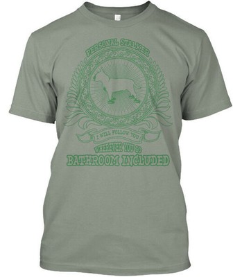 Personal Stalker Bull-terrier I Will Follow You Wherever T-Shirt USA Made S-5XL