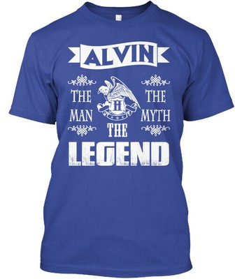 Alvin The Man- Myth Legend T-Shirt Made in the USA Size S to 5XL