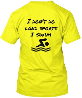 If Swimming Was Easy T-Shirt Made in the USA Size S to 5XL
