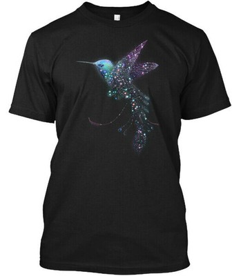 Galaxy Hummingbird T-Shirt Made in the USA Size S to 5XL