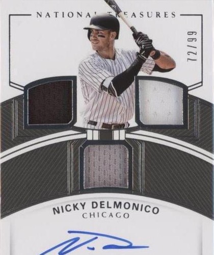 2018 Panini National Treasures - Nick Delmonico #RTM-ND