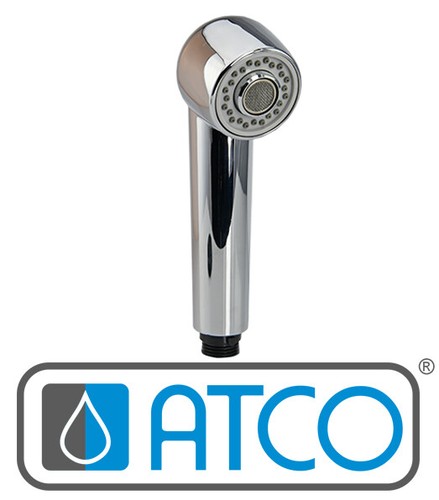 ATCO® Küchenhandbrause Küche Brausekopf Hochdruck Ersatzbrausekopf ABS verchromt