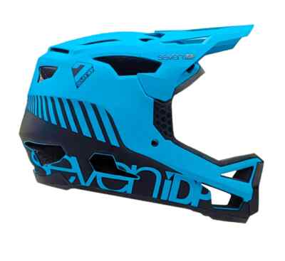 Seven IDP Project 23 Fiberglass MTB/BMX Helmet Black/Blue