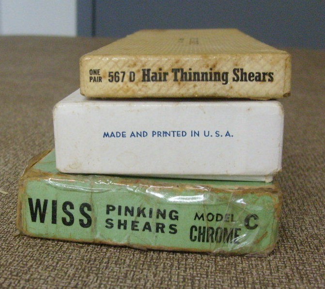 Scissors lot WISS KleenCut 3 total in original boxes Pinking Thinning shears