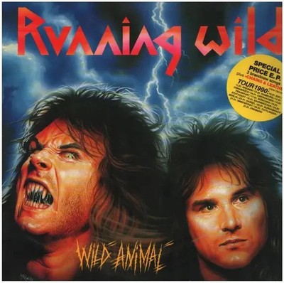 RUNNING WILD - Wild Animal First Press Vinyl EMI / Noise