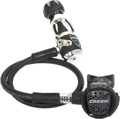 Cressi MC9 Compact Regulator Package w/ Compact Octo, Leonardo C2 OR Mini PD2