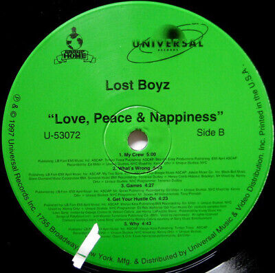 Lost Boyz Love, Peace & Nappiness Universal Vinyl LP | eBay Lost Boyz Love, Peace & Nappiness Universal Vinyl LP | eBay