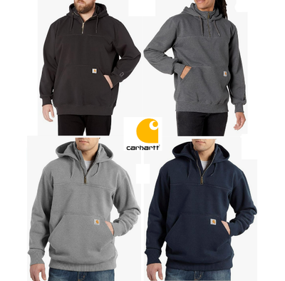 Carhartt Rain Defender Loose Fit Heavyweight Quarter-Zip Mock Hoodie,  100617 at Tractor Supply Co.