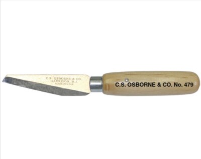 C.S. Osborne & Co. No. 479 - Bevel Point Knife:  3'' blade (MPN# 60112)