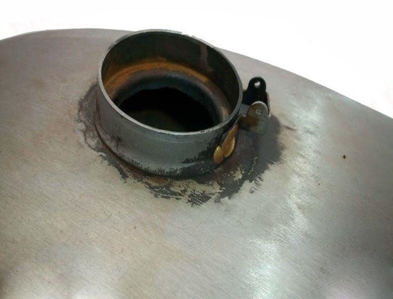 For Norton 16H Pre War Gas Petrol Fuel Tank Raw Steel Bare Metal 