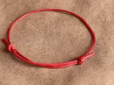 Lucky Red String Minimalist Thread Macrame Rope Protection Bracelets/Anklets